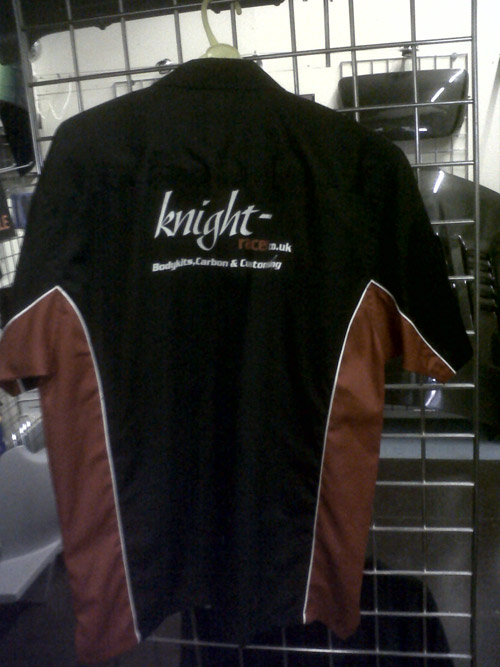KR Racing shirt front