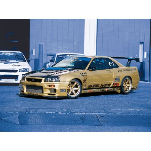 Nissan Skyline R34 Gtr Top Secret Style Carbon Rear Spoiler