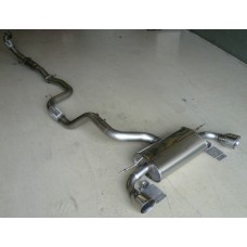 Ford Focus RS Mk2 Mongoose Turbo Back Exhaust System with Sports Cat