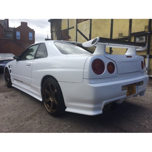 Nissan Skyline R34 Gtt East Bear Spec 2 Rear Bumper With Spats