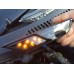 Nissan R35 GTR KR SMOKED Front LED Side Indicators with DRL light