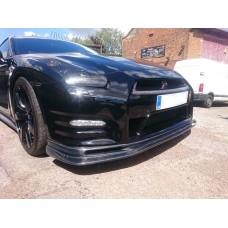 Nissan R35 GTR TS Carbon Front Splitter with brake cooling vents (2009-16)