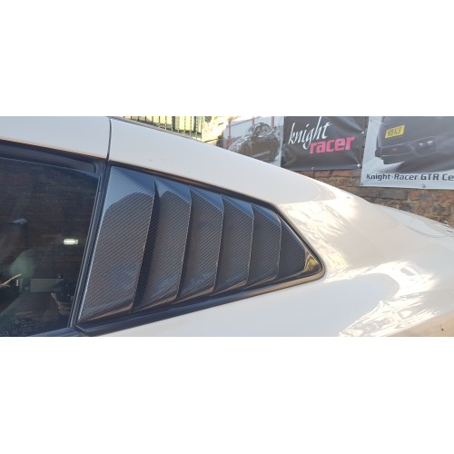 Nissan R35 GTR KR Carbon Side Window Louvres