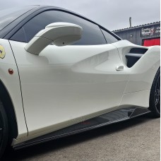 Ferrari 488 Spec V Carbon Side Skirt Extensions