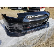Nissan R35 GTR TS 2 Carbon Front Splitter with brake cooling vents (2009-16)